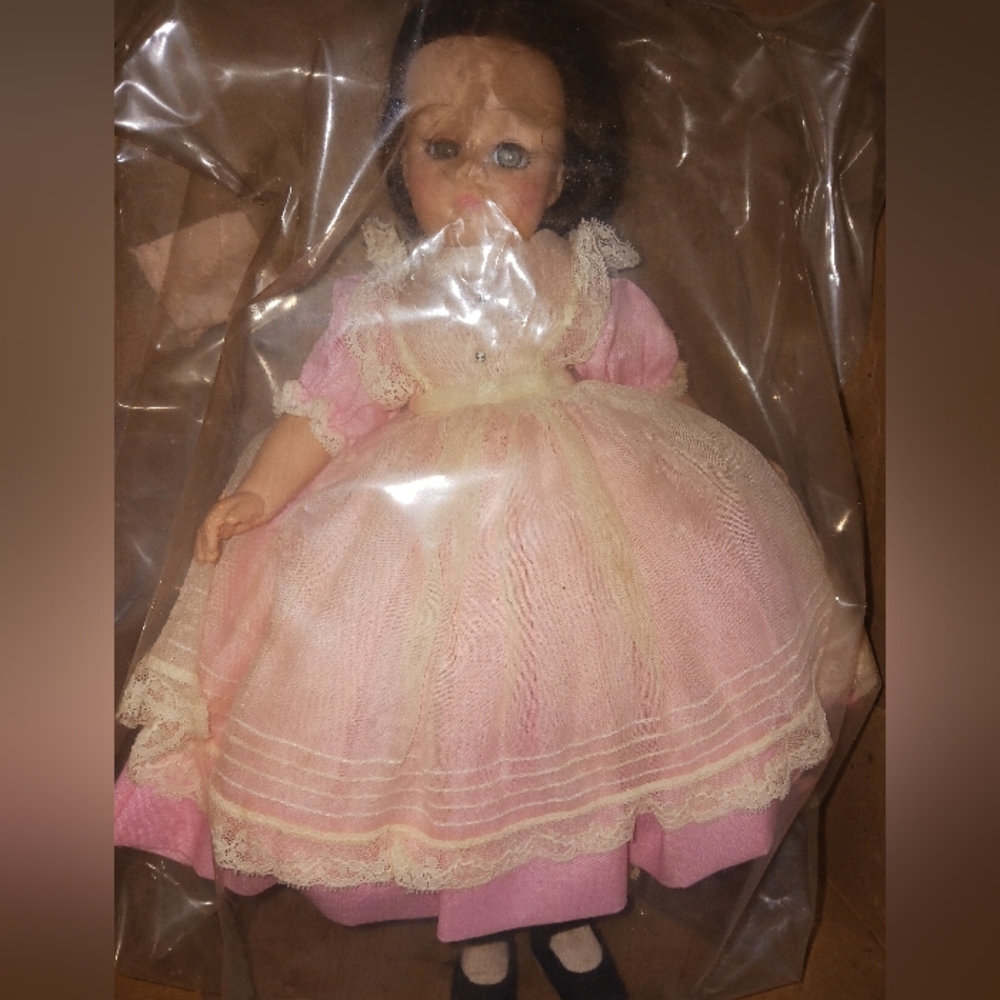 Old Madame Alexander doll in original box